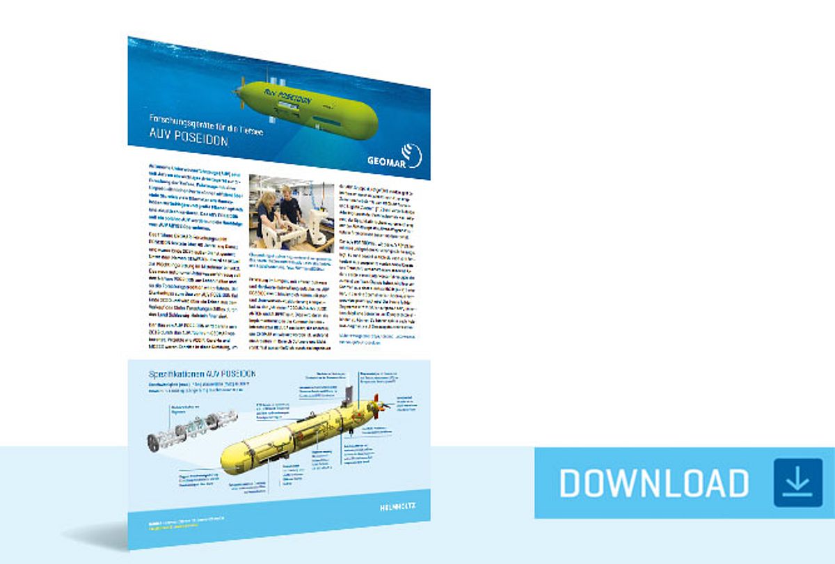 Infoposter AUV POSEIDON