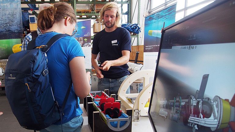 Presentation of the project during the Open Day at GEOMAR.